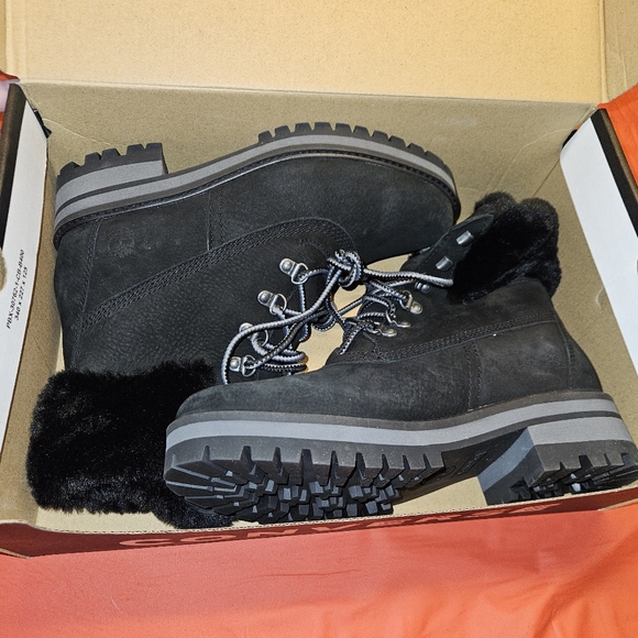Timberland ReBOTL Black Nubuck Fleece Luxe sz8 New w/Out Tag or Box - Picture 14 of 15